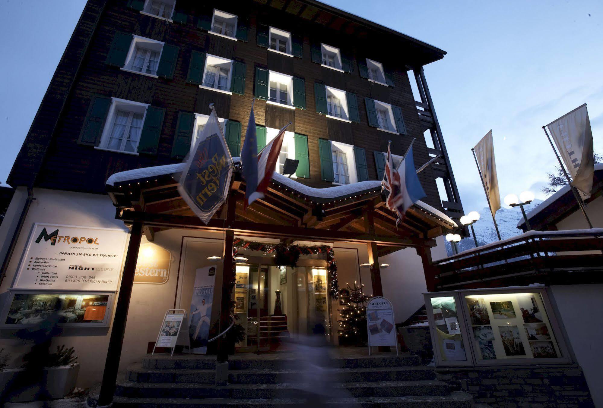 Hotel Metropol Saas-Fee Bagian luar foto