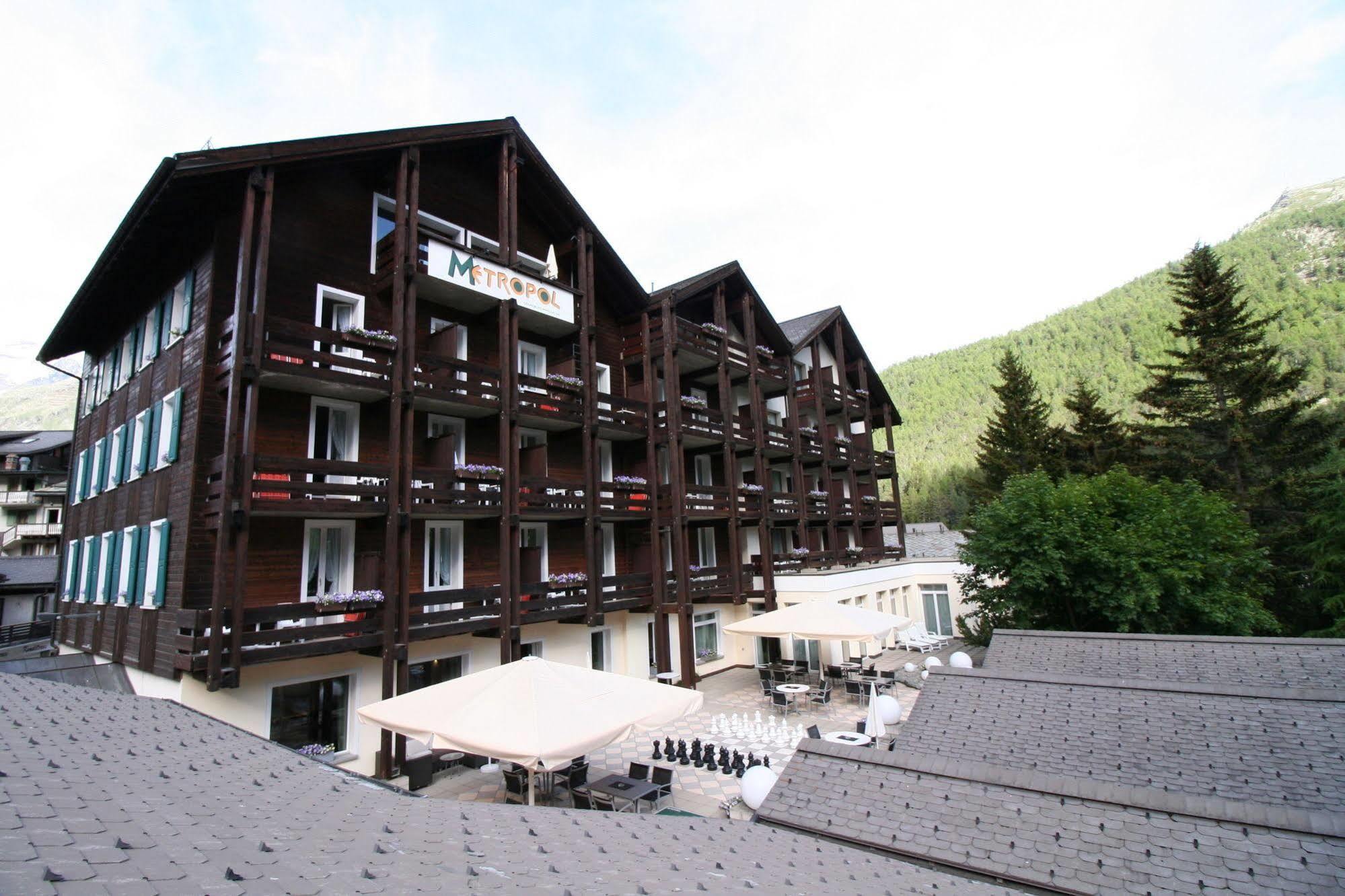 Hotel Metropol Saas-Fee Bagian luar foto